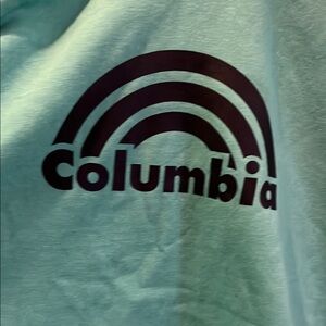 Columbia Teal Graphic T-Shirt